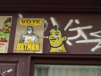photo graffiti Paris 20eme arrondissement